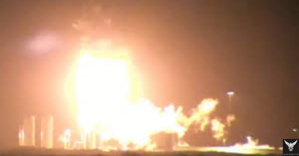Fire in the Sky SpaceX Starship Erupts in Spectacular Test Explosion Over Texas